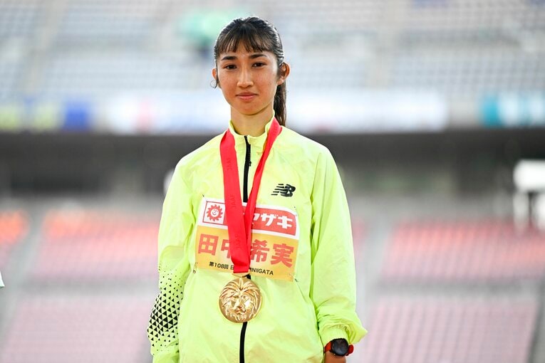 6月の日本選手権5000ｍでは終始独走　©Asami Enomoto