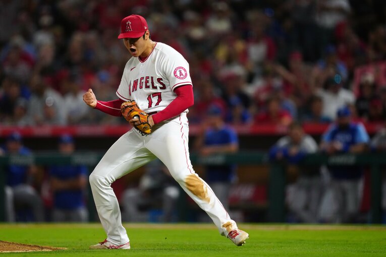 ロイヤルズ戦にて今季6勝目を挙げた大谷　©Getty Images