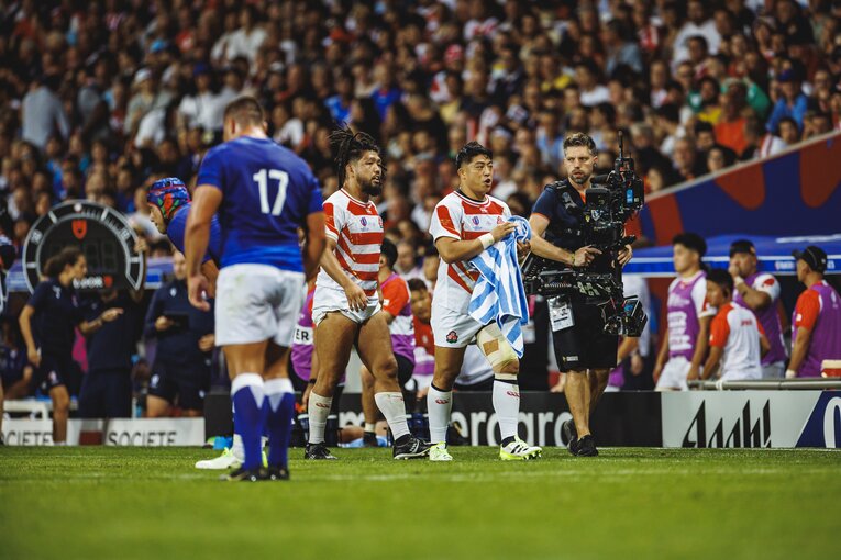 堀江翔太、坂手淳史（2023年ラグビーW杯サモア戦）　©︎Kiichi Matsumoto