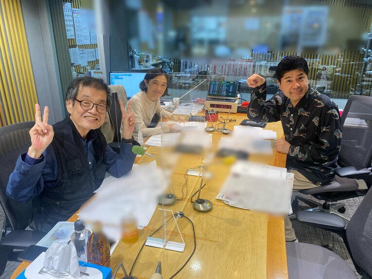 ニッポン放送『垣花正　あなたとハッピー！』に出演する森永さん。ステージ4のすい臓がんと闘病を続けている／番組公式Xより