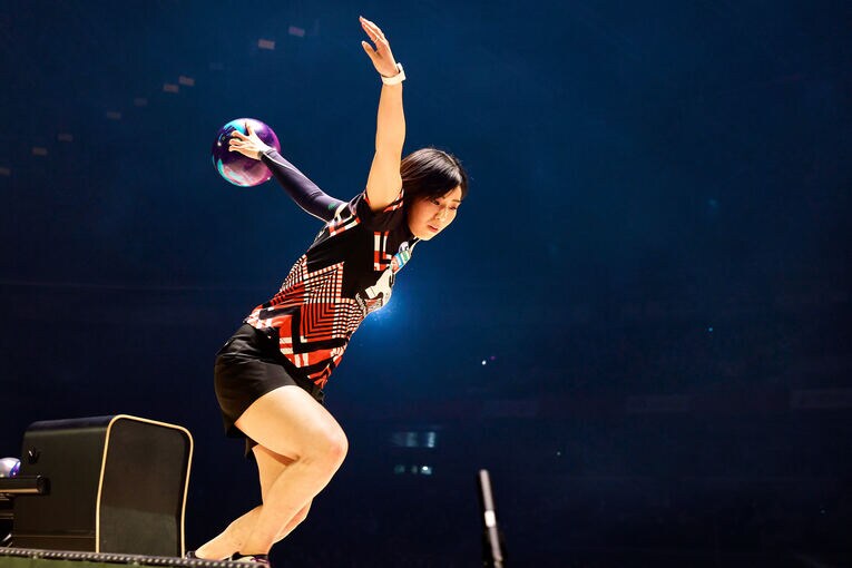 プロボウラー部門女子優勝の大嶋有香プロ　©Kayo Sekiguchi