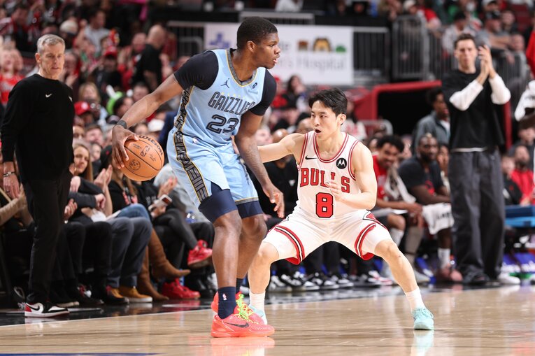 現地3月16日、古巣グリズリーズ戦　©︎Jeff Haynes/NBAE via Getty Images