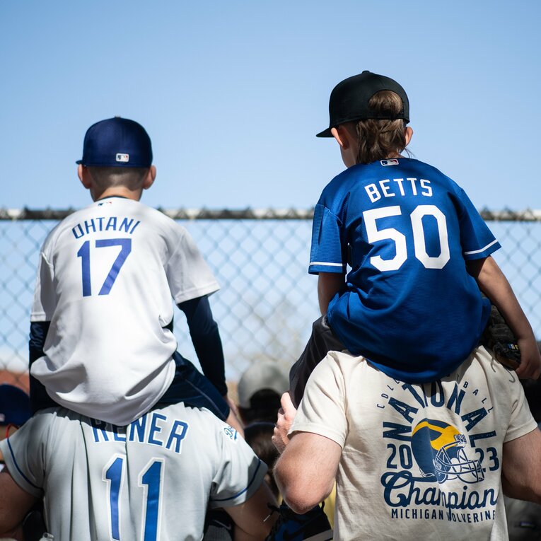 子どもからの人気もやはり大谷とベッツ　©Nanae Suzuki