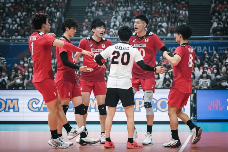 ネーションズリーグ・オーストラリア戦　©︎FIVB