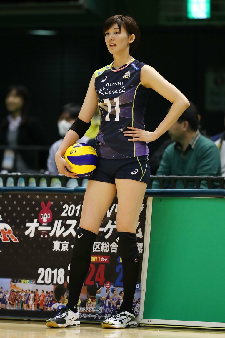 病を克服し、再びコートに立った栗原恵（写真は2017年12月）©︎YUTAKA/AFLO SPORT