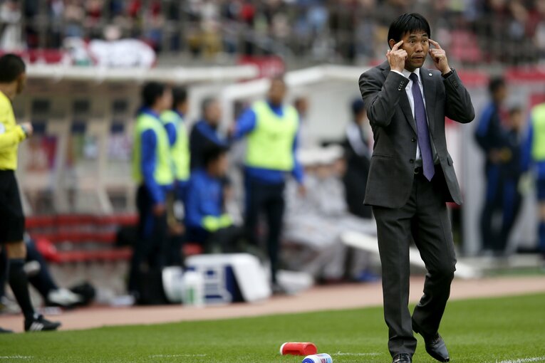 サンフレッチェ広島時代の森保監督（2016年）©Kiichi Matsumoto