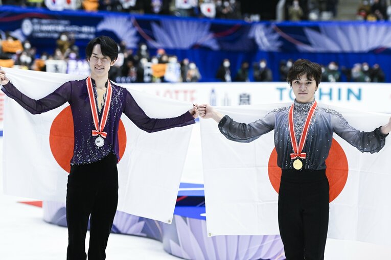 NHK杯表彰式　©Asami Enomoto