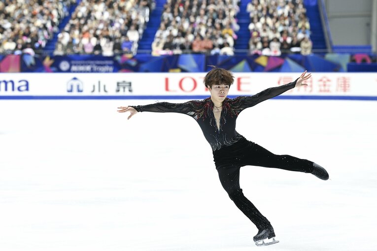 佐藤駿／NHK杯FSの演技　©️Asami Enomoto