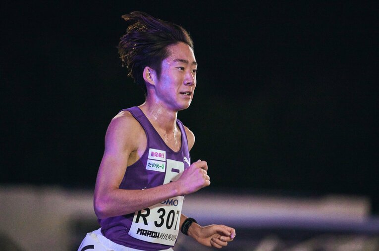 エースと目される馬場賢人（3年）はMARCH対抗戦4組に登場 ／ photograph by Yuki Suenaga