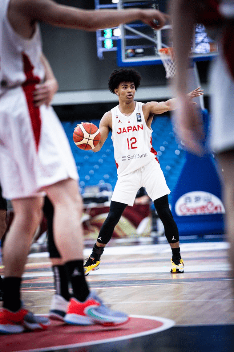 U19W杯グループリーグ初戦（対ブラジル）に出場したロロ・ルドルフ。1勝1敗の日本は、日本時間27日（火）27時から強豪セルビアと対戦する　©︎nextgenhoops