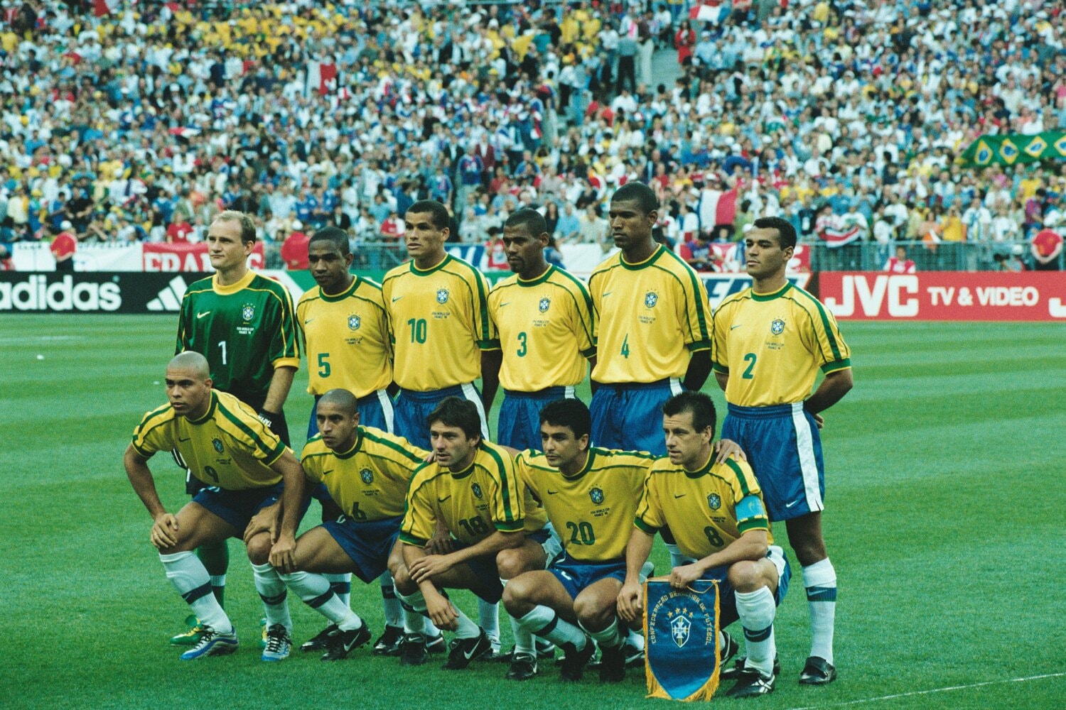 98年W杯決勝フランス戦、ブラジルのスタメン ©Naoya Sanuki