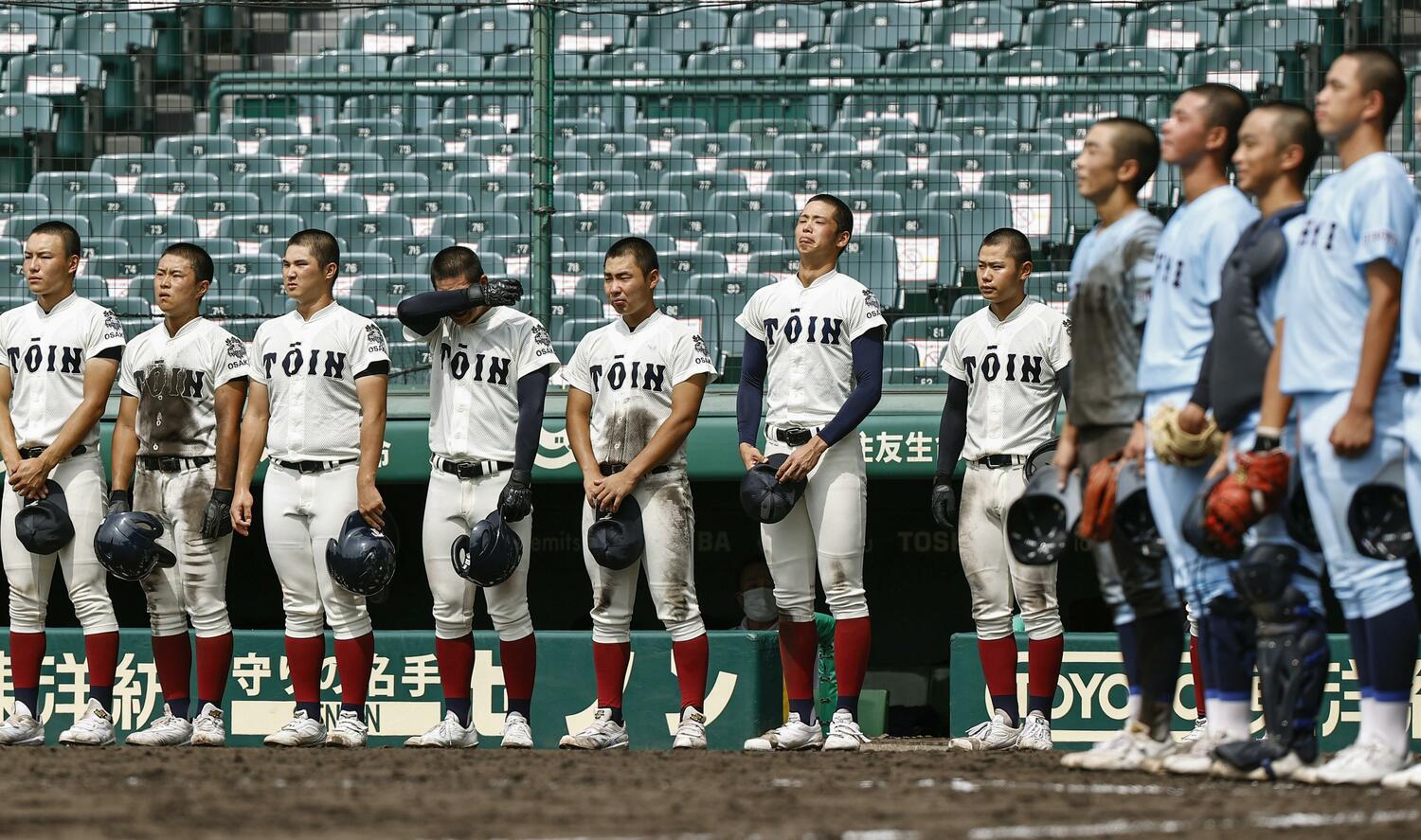 昨夏は2回戦で姿を消した大阪桐蔭　©︎KYODO