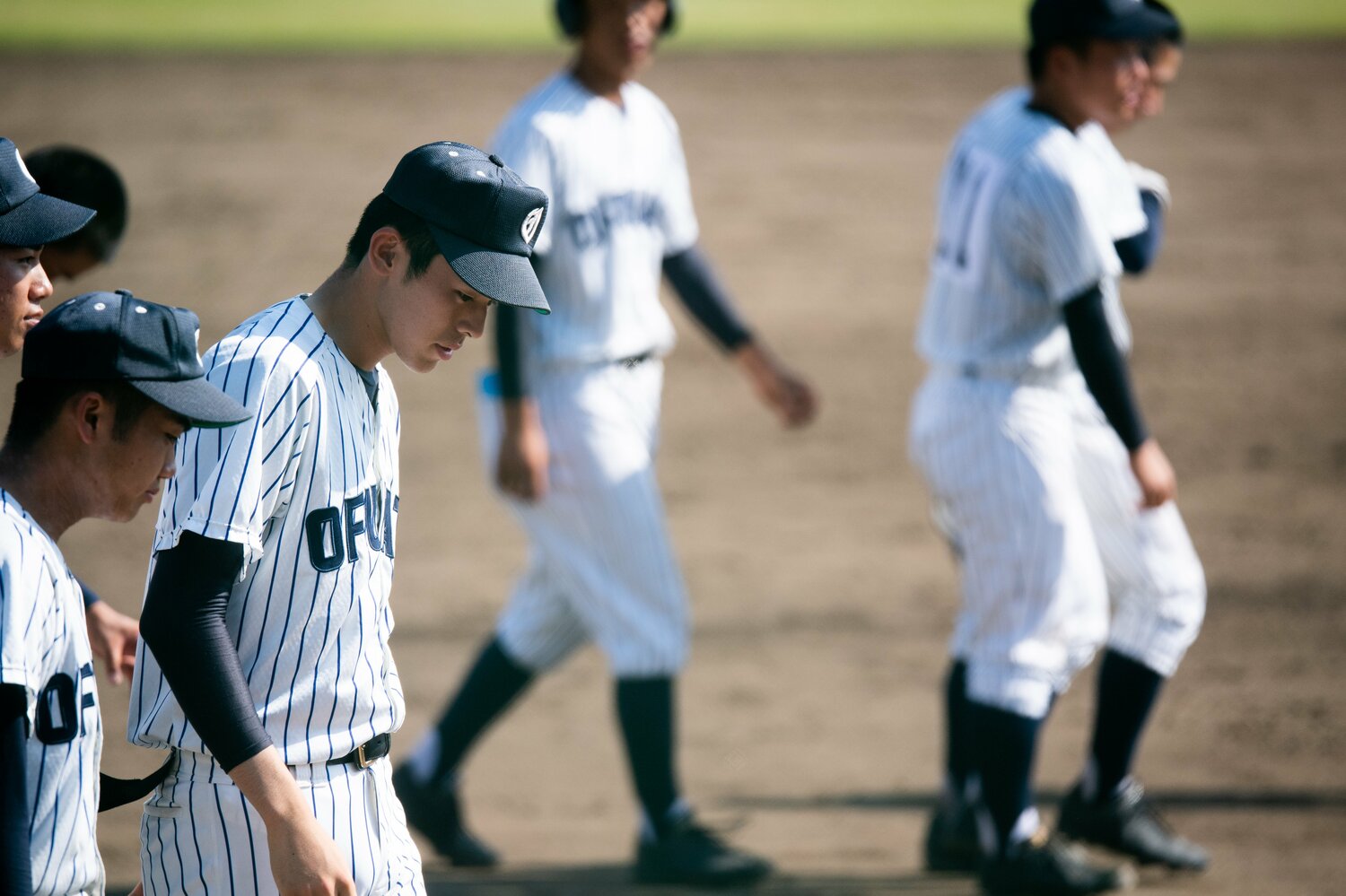 2019年、岩手大会決勝。当時32歳の國保監督は佐々木を故障から守るため登板させなかった ©Asami Enomoto