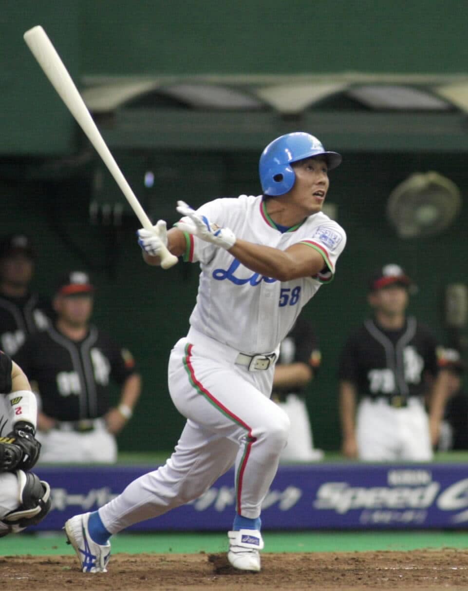 尽誠学園のOBで西武やソフトバンクでも活躍した宮地。広瀬と同じく大阪出身　©JIJI PRESS