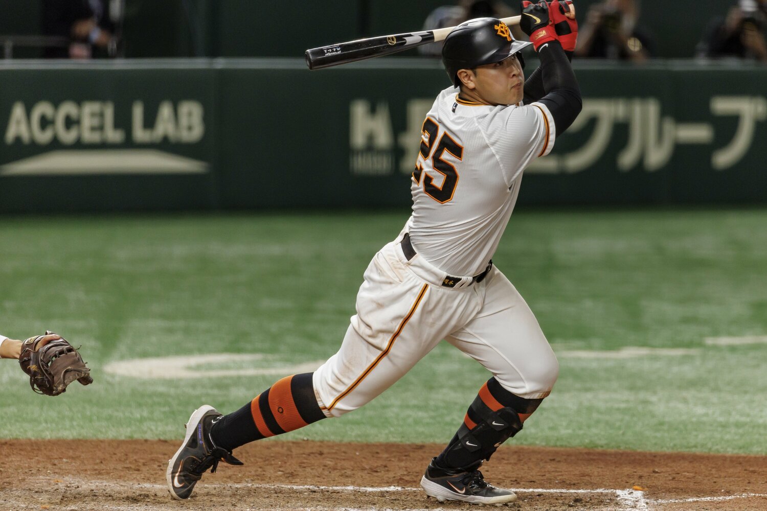 岡本は打撃主要3部門でハイレベルな数字を残している　©Kiichi Matsumoto