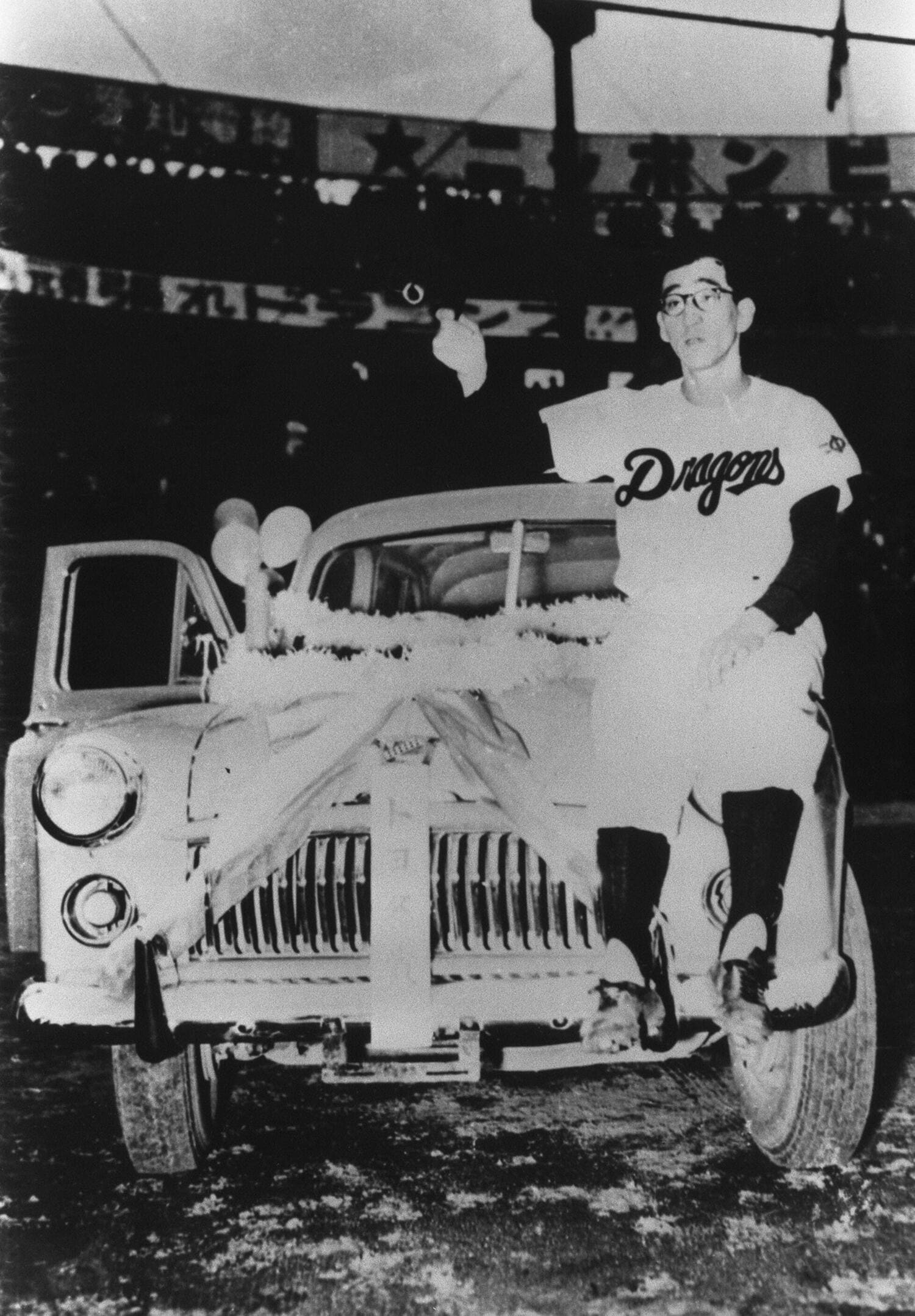 1954年の日本シリーズでMVPに輝いた杉下 ©JIJI PRESS