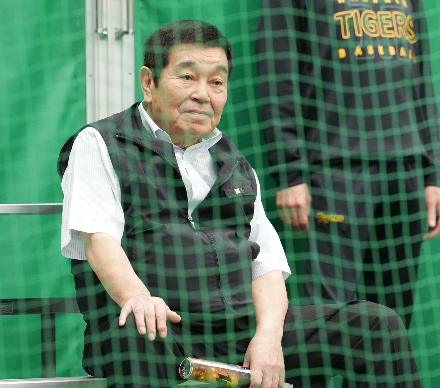 阪神でヘッドコーチや編成部長を務めた黒田正宏、77歳。写真は今春の阪神キャンプで ©Sankei Shimbun