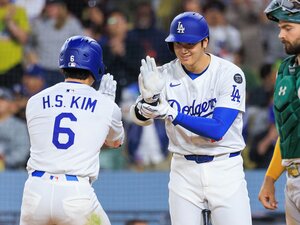 「アンニョンハセヨ、ヘソンさん」韓国語を覚える大谷翔平が話題に… 韓国メディアも夢中になる26歳キム・ヘソンとの“まるで兄弟”な関係