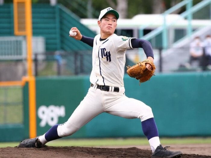 カープがドラフト1位指名を公表…苫小牧中央高の右ピッチャー・斉藤優汰とは何者か?「小説が好きなんです」記者は彼の“説明力”に驚いた<Number Web> photograph by Sankei Shimbun