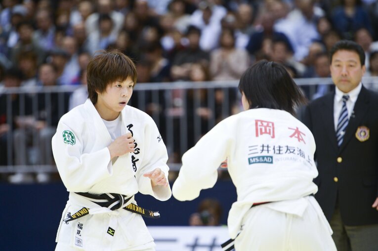 2012年の全日本体重別選手権での福見　©Asami Enomoto