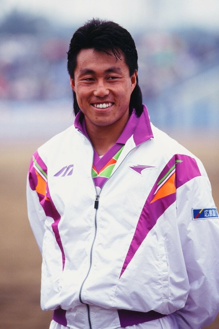 サンフレッチェ広島時代の盧廷潤（1994年2月）©︎J.LEAGUE
