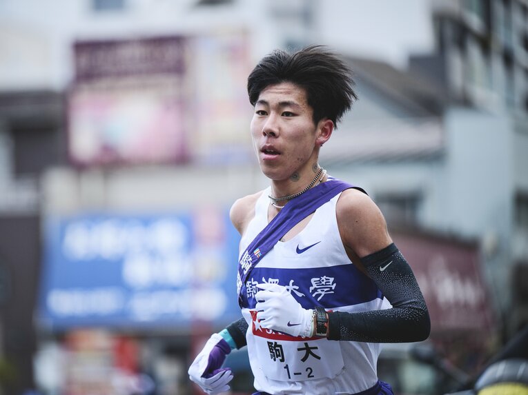 今年の箱根駅伝では2区で圧巻の走りを見せた田澤廉　©Yuki Suenaga