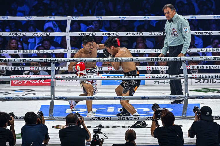 中谷潤人vs.ペッチ・ソー・チットパッタナ（WBC世界バンタム級タイトルマッチ）©Takuya Sugiyama