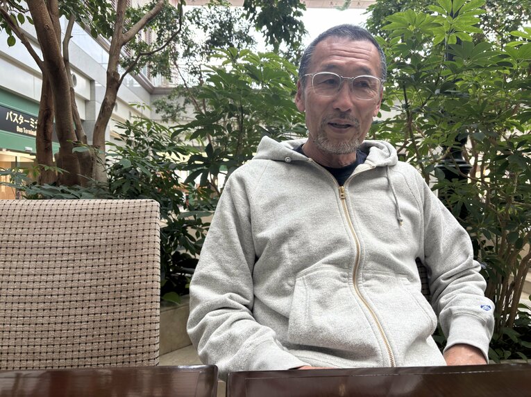 取材に応じてくれた椎本邦一さん（筆者撮影）