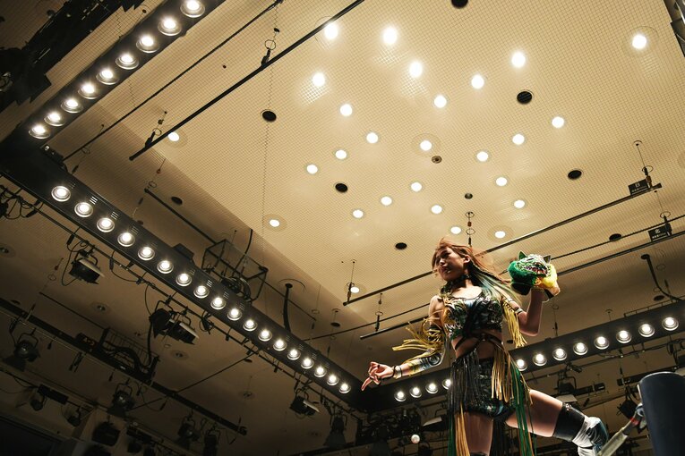 聖地、後楽園ホールでの上谷沙弥