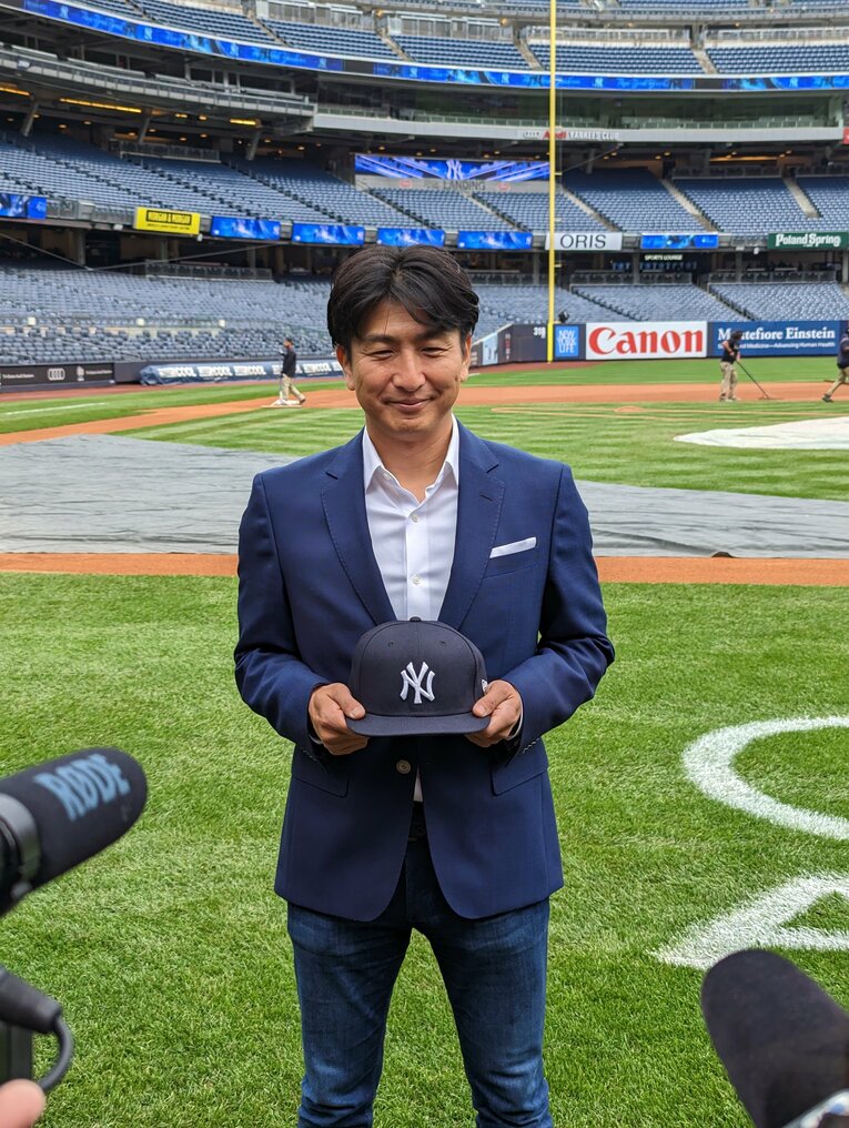 日本人として初めて米大リーグ、ヤンキースの共同オーナーとなったビジョナル社長の南壮一郎氏　©JIJI PRESS