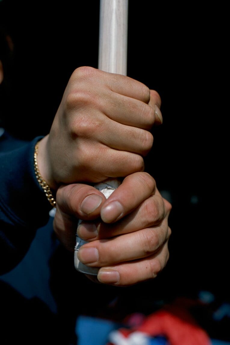 (C)Shigeki Sugiyama　中村紀洋のバットの握り方