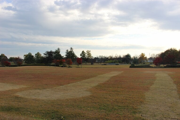 周辺には田畑が広がり、文字通りの「ポツンと一軒大学」　©NumberWeb