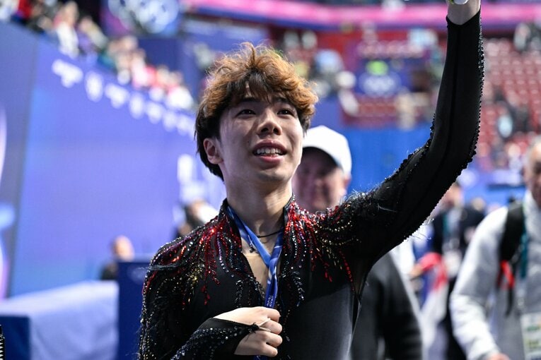 マリニンがまさかの敗戦となった男子フリー【スワイプするとそのほかの写真もご覧になれます】　©Asami Enomoto／JMPA