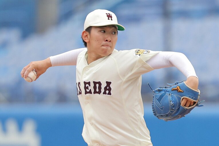 六大学野球で安定感を見せる伊藤　©JIJI PRESS