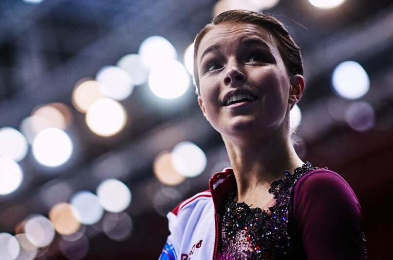 GPシリーズ第3戦イタリア大会にて、世界女王としての貫禄を見せつけ優勝したシェルバコワ ／ photograph by Getty Images