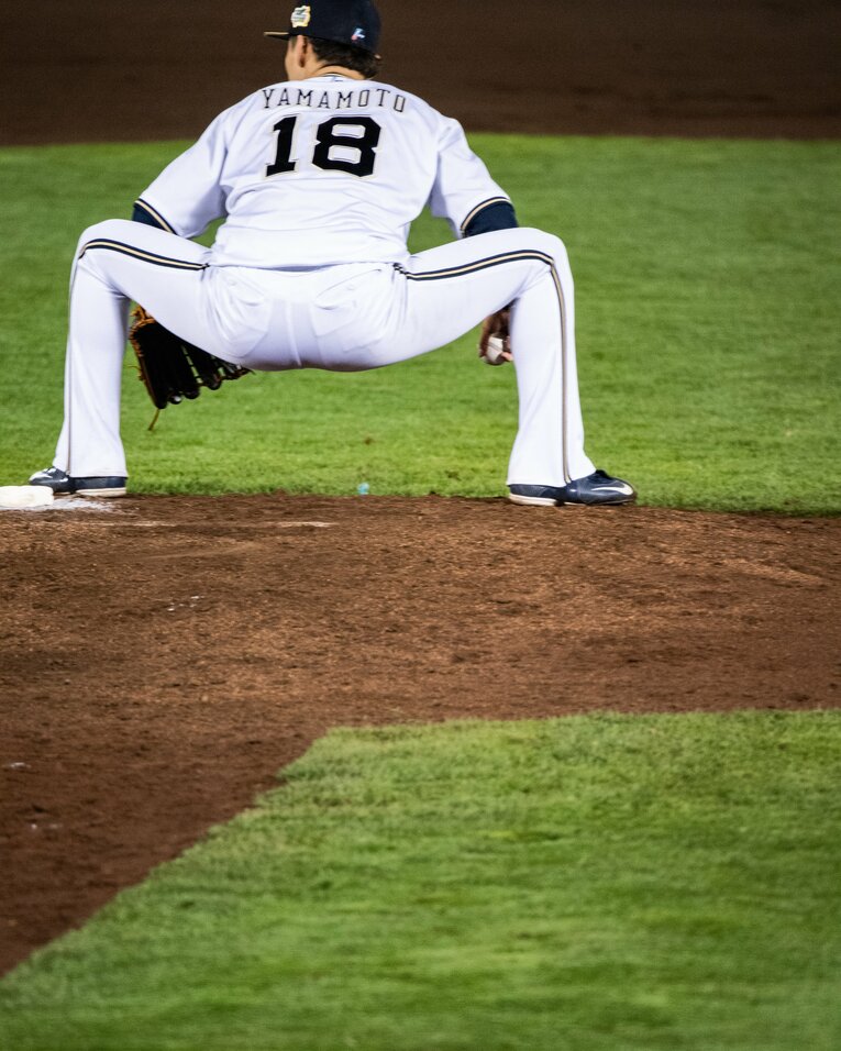 山本由伸の柔らかい股関節（1枚目／全4枚） ©Nanae Suzuki