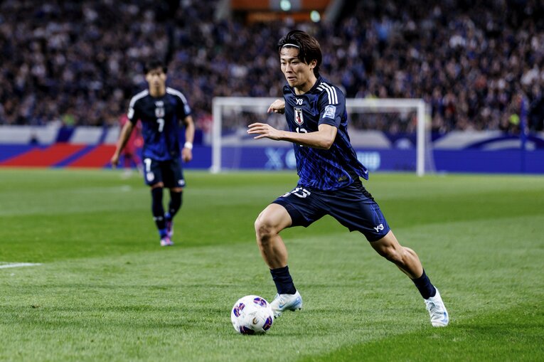 中村の華麗なドリブル　©Kiichi Matsumoto