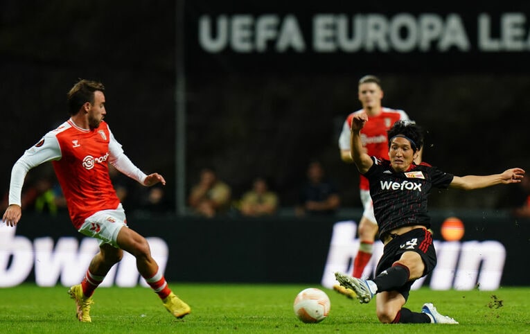 原口は今季ELでも出番を得ている　©Getty Images