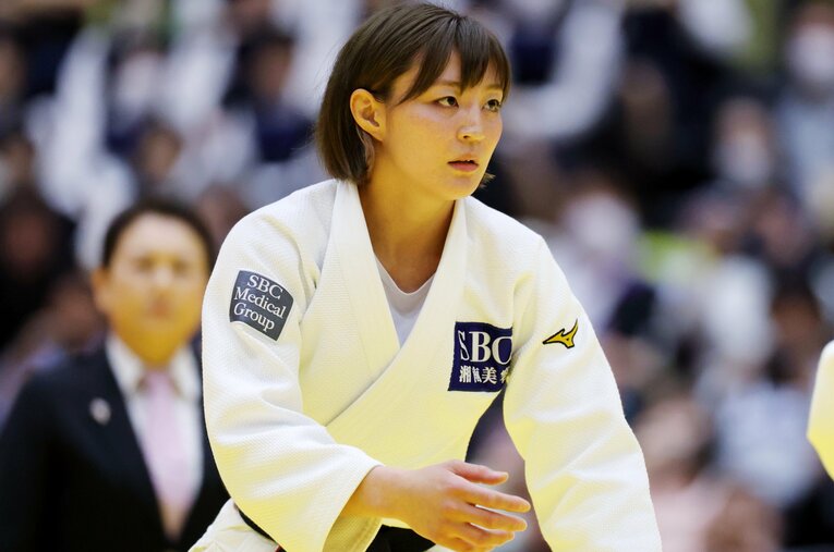 4月20日に“体重無差別”で行われた全日本女子柔道選手権 ／ photograph by AFLO