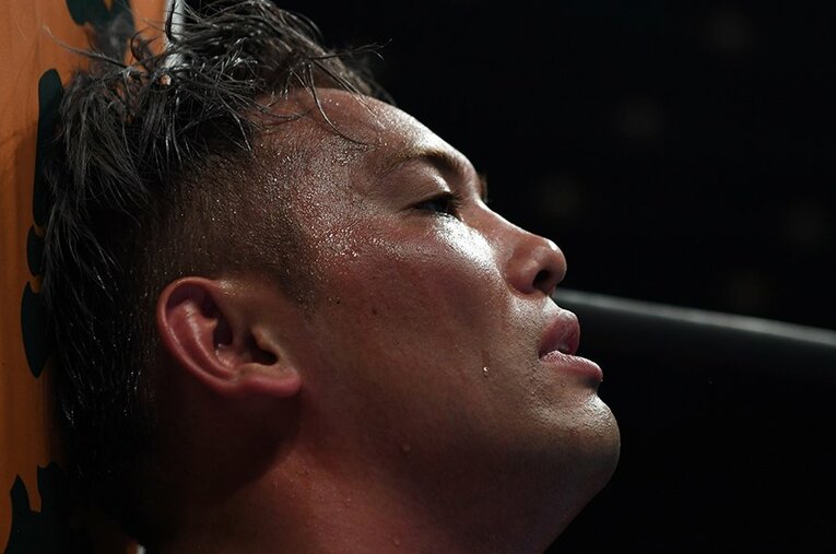 1・4の時は46分間で勝利したオカダ。今回は60分間フルで引き分けた。因縁対決は再び持ち越された、と考えるべきだろう。 ／ photograph by Essei Hara