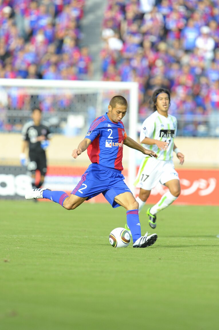 大学生時代の2003年にFC東京へ加入。タイトル獲得に貢献した　©Toshiya Kondo