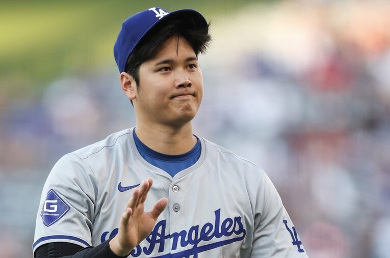 エンゼルス戦での大谷翔平。古巣の愛情を受けた連戦後も「ヒリヒリした9月」の戦いは続いていく ／ photograph by Meg Oliphant/Getty Images