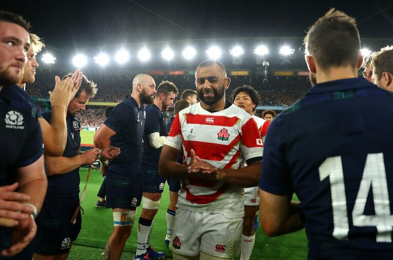 スコットランド戦後 ／ photograph by Getty Images