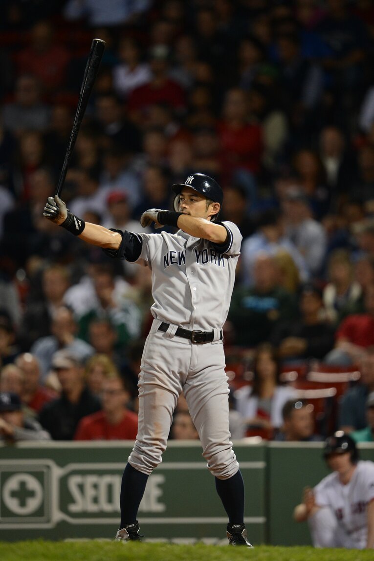 ヤンキース時代のイチロー　©BUNGEISHUNJU