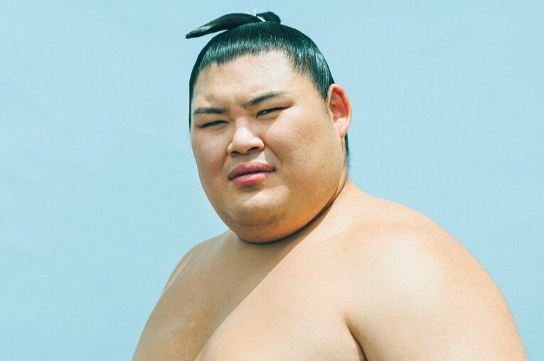 192cm、191kgの巨躯を活かして史上最速で横綱に上り詰めた大の里 ／ photograph by Kosuke Mae