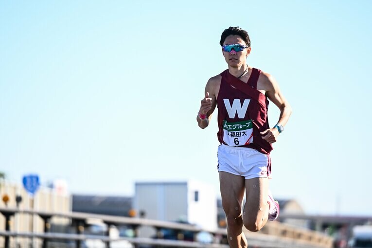 早稲田大の井川龍人　©Nanae Suzuki