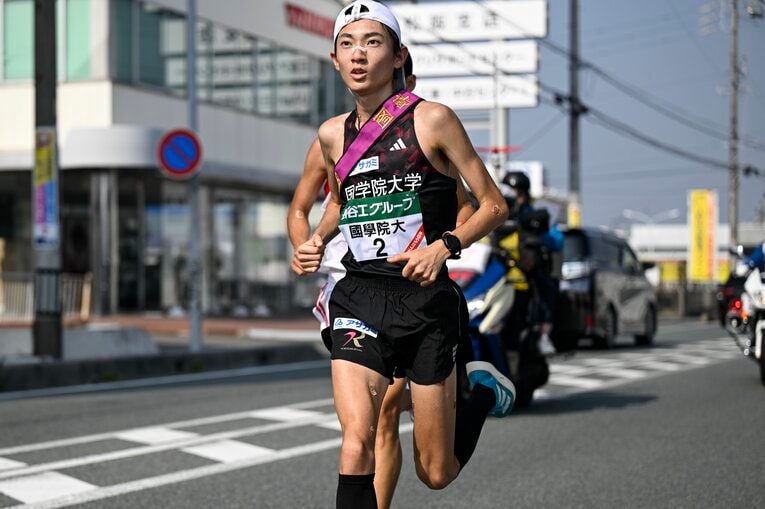 昨年11月の全日本大学ではエース区間の7区を走り、区間賞だった平林　©Asami Enomoto