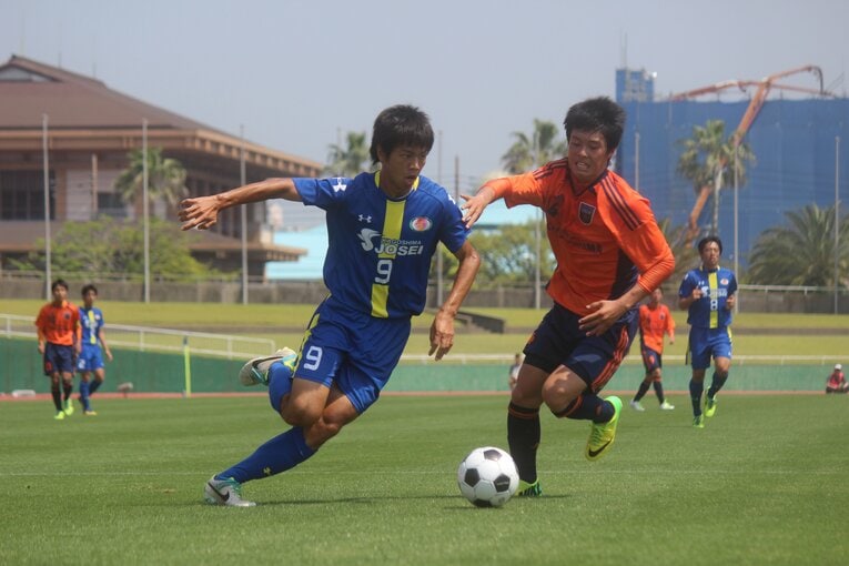 鹿児島城西高校時代の岩元颯オリビエ ©︎Takahito Ando