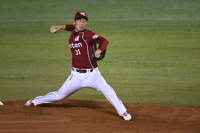 楽天が悲願の日本一になった2013年の日本シリーズではフル回転し、MVPに選ばれた　©Naoya Sanuki