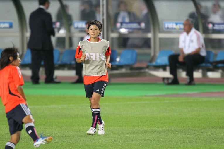 FIFA U-20女子ワールドカップに出場した当時18歳の猶本光（2012年）©︎Toshiya Kondo